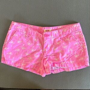 MOSSIMO SUPPLY CO PINK PALM TREE SHORTS